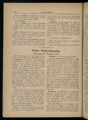 54-103, Dritter Verhandlungstag: 22.1.1920