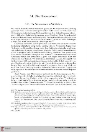 14.1. Die Normannen in Süditalien