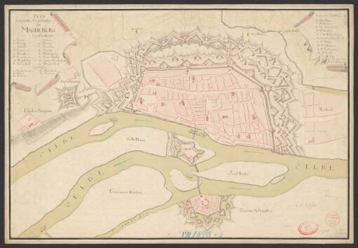 Plan de la Ville et la Fortresse de Magdeburg