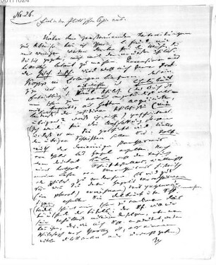 Schellings Briefe an Hubert Beckers, Nr. 26 - BSB Cgm 6303(26