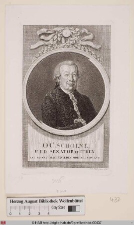Porträt des Senators Otto Christian Schöne