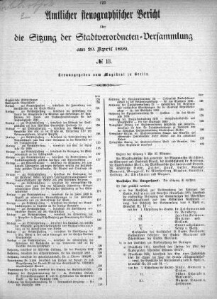 No. 13, 20. April 1899