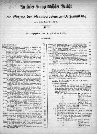 No. 13, 20. April 1899