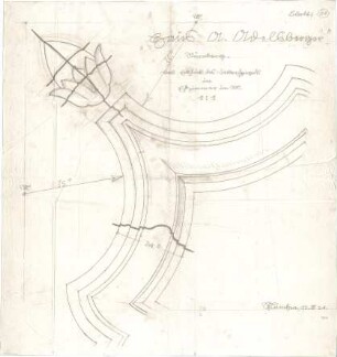 Fischer, Theodor; Nürnberg; Haus Adelsberger - Esszimmer (Detail m. Schnitt)
