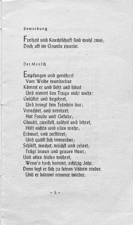 Der Mensch