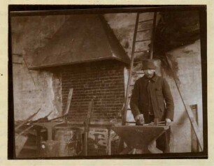 Foto des Innenraums der Schmiede