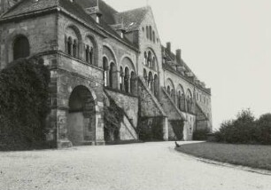 Goslar, Kaiserhaus der Kaiserpfalz von Südosten