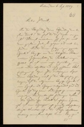 60: Brief von Hermann Struckmann an Gottlieb Planck, Berlin, 6.9.1889