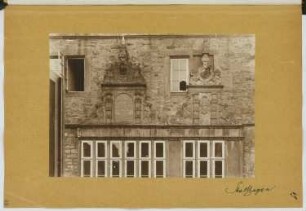 Rathaus, Stadthagen: Detail (aus: Skizzen- und Fotoalbum 18)