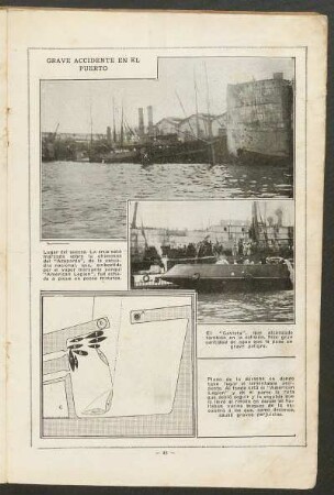 Grave accidente en el puerto