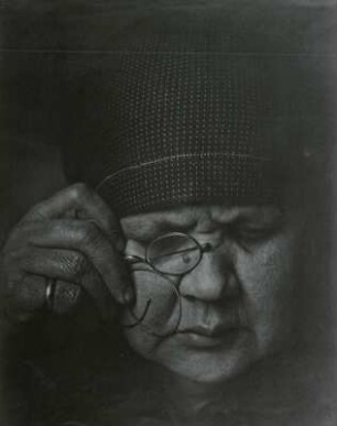Bildnis mit Brille, 1924