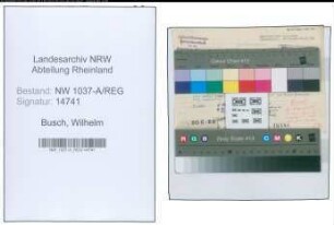 Entnazifizierung Wilhelm Busch , geb. 00.00.0000 ()
