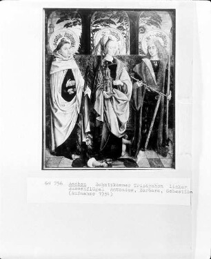 Der Aachener Altar / Passionstriptychon — Sechs Heilige