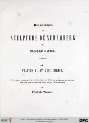 Des ouvrages de sculpture de Nuremberg du moyen-âge