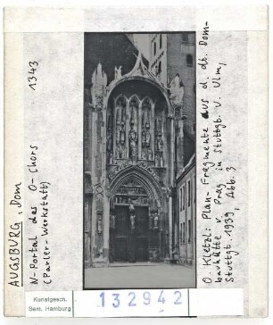 Augsburg: Nordportal des Ostchores (Parler-Werkstatt), 1343