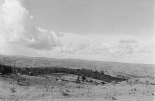 Rundblick vom Tabor-Hügel : Blick in eine Savannenlandschaft
