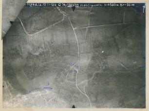 Foto der Stellungen südöstlich von Craonnelle (Luftbild)