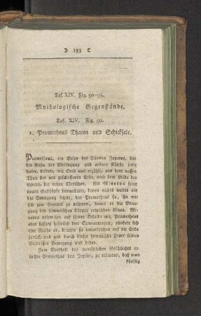 Taf. XIV. Fig. 90-95. Mnthologische Gegenstände.