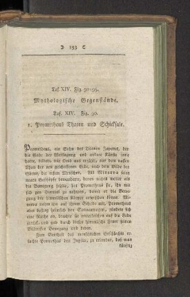 Taf. XIV. Fig. 90-95. Mnthologische Gegenstände.