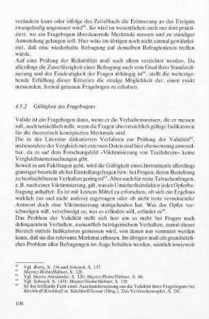 4.5.2 Gültigkeit des Fragebogens