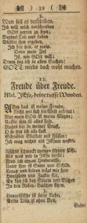 22. Freude über Freude