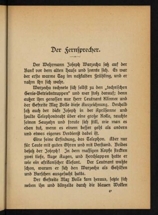 51-61, Der Fernsprecher