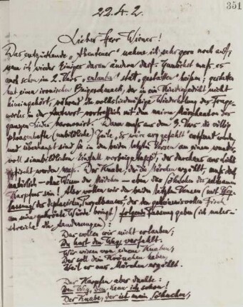 Brief an Oscar Wiener