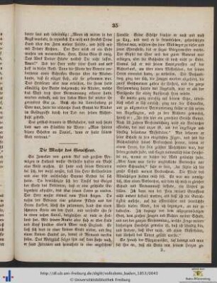 Die Macht des Gewissens.