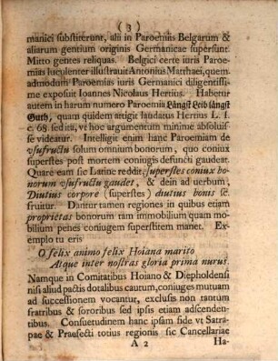 Gottfridi Mascovii ... De paroemia jvris germanici: Längst Leib längst Guth, Prolusio