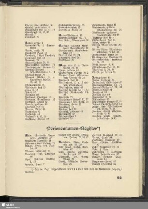 Personennamen-Register