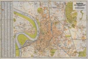 Düsseldorf am Rhein Stadtplan und kleiner Führer
