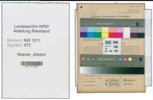 Entnazifizierung Johann Noever , geb. 07.11.1905 (Schuhmacher)