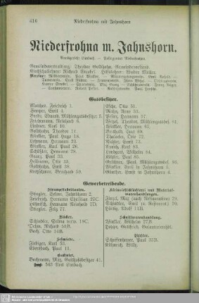 Niederfrohna m. Jahnshorn