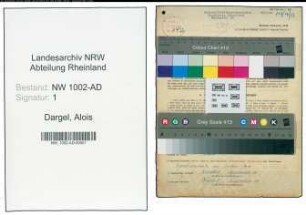 Entnazifizierung Alois Dargel, geb. 12.05.1906 (Sekretaer)