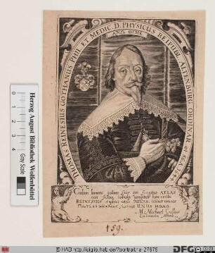Bildnis Thomas Reinesius (eig. Reines)