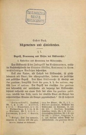 Lehrbuch des Völkerrechts