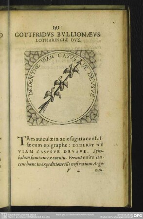 Gottfridus Bullionaeus Lotharingiae Dux