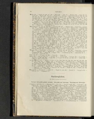 Sachregister.