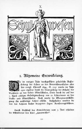 Schulwesen.