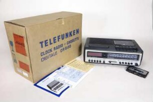 Uhrenradio mit Kassettendeck Telefunken Digitale CR600