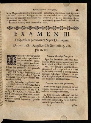 281-288, Examen III