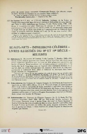 Beaux-arts – impressions célèbres – livres illustrés du 18e et 10e siècle – reliures (Nr. 120-186)