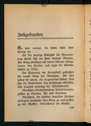 146-148, Zeitgedanken