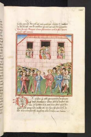 Die Bürger von Bourges schwören Lewe Gehorsam