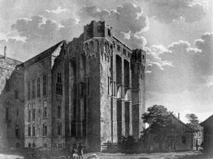 Ansicht der Marienkirche auf Schloss Marienburg