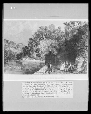 Wanderungen im Norden von England, Band 2 — Bildseite gegenüber Seite 54 — Gilsland Spa, Cumberland