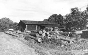 Weißenberg-Maltitz. Schneidemühle Schade, dicht an der ehem. sächs.-preuß. Grenze