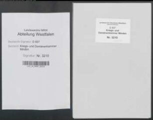 Auseinandersetzung zwischen dem Domänenamt Vlotho und der Stadt Vlotho wegen der Schafhudegerechtigkeit in der Vlothoer Mark (Amt Vlotho)