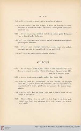 Glaces (Nr. 1255 - 1259)