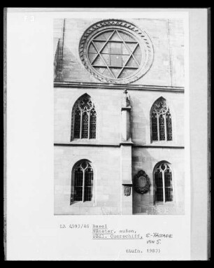Fensterrose mit Davidstern